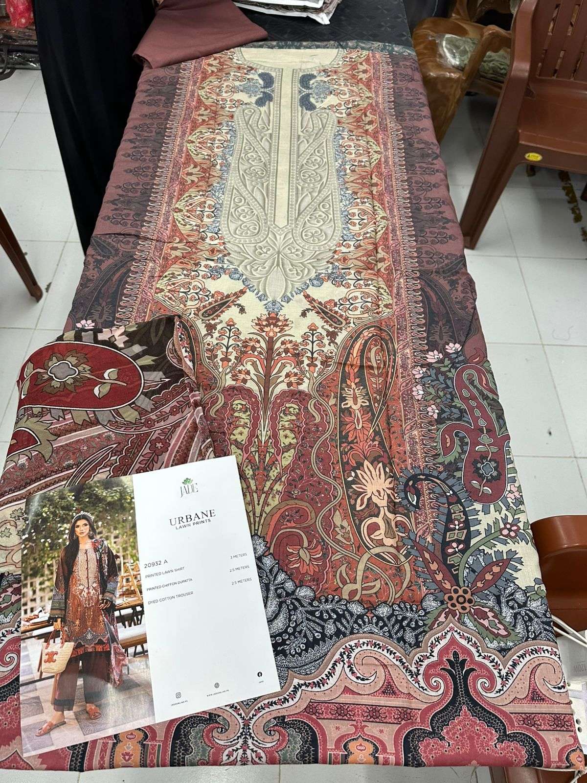 Urbane Chiffon 2026 Lawn Collection by Jade